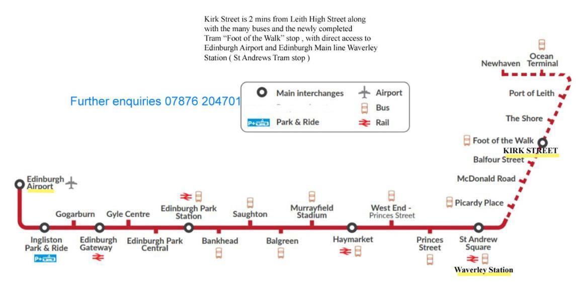 Refurbished Quiet 3 Bedroom Flat By High Street, Trams And Buses - 30 Mins Walk To Centre Edinburgh Ngoại thất bức ảnh